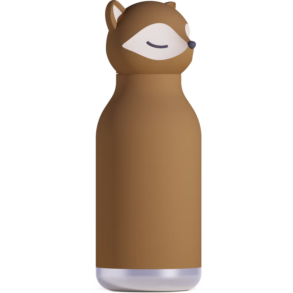 ASOBU Bestie Fuchs Trinkflasche 460ml - Kinder Edelstahl Isolierflasche