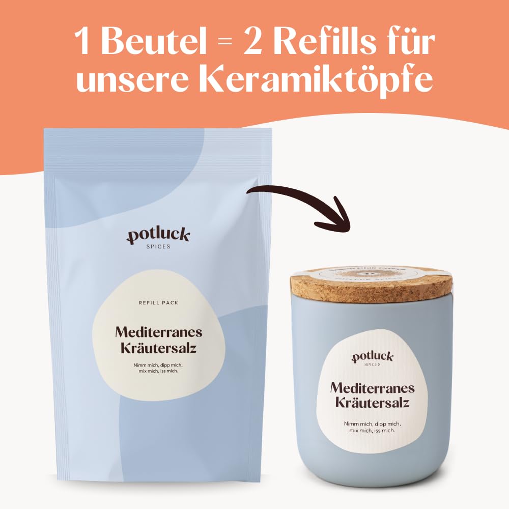 Potluck Refill Egg Cellent – Würzmischung für Ei-Gerichte Potluck