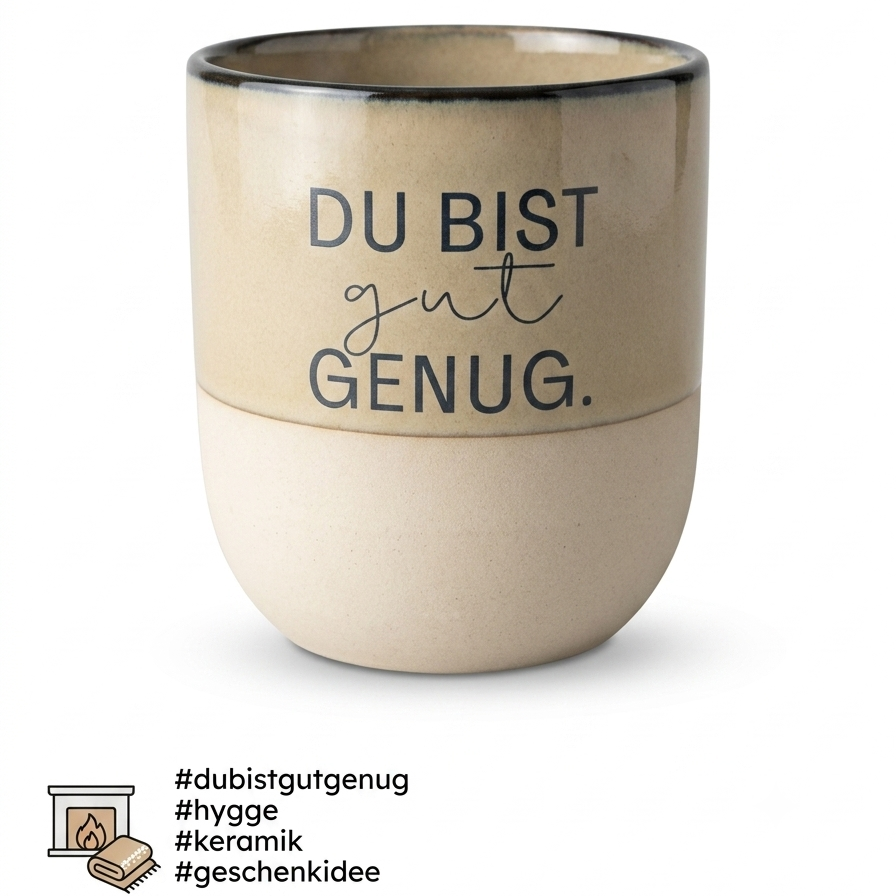 Tasse „Du bist gut genug“ – Das perfekte Geschenk für Deine Lieblingsmenschen