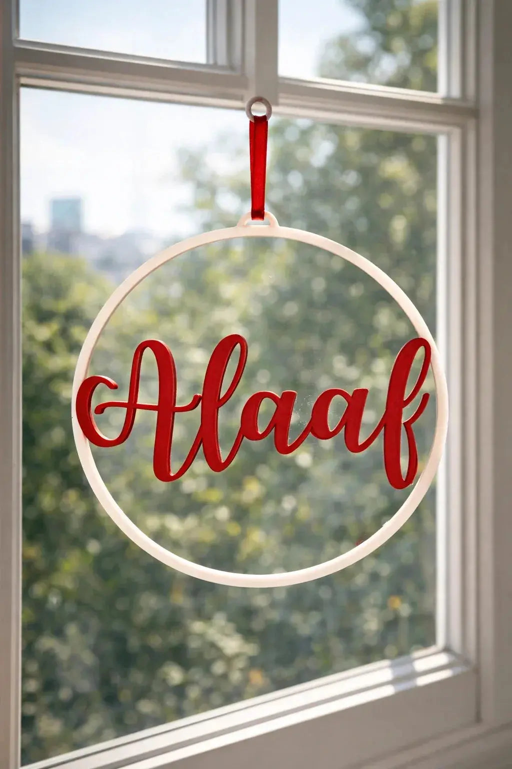 Alaaf Fensteranhänger Mehrfarbig Mit Öse 3D Druckdatei STL Und 3MF Download Ovaler Rahmen Für Karneval by Lieblingsschuppen.de