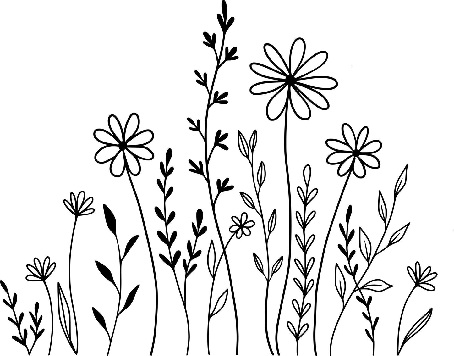 Gift board for the best sister "sister's heart" floral motif