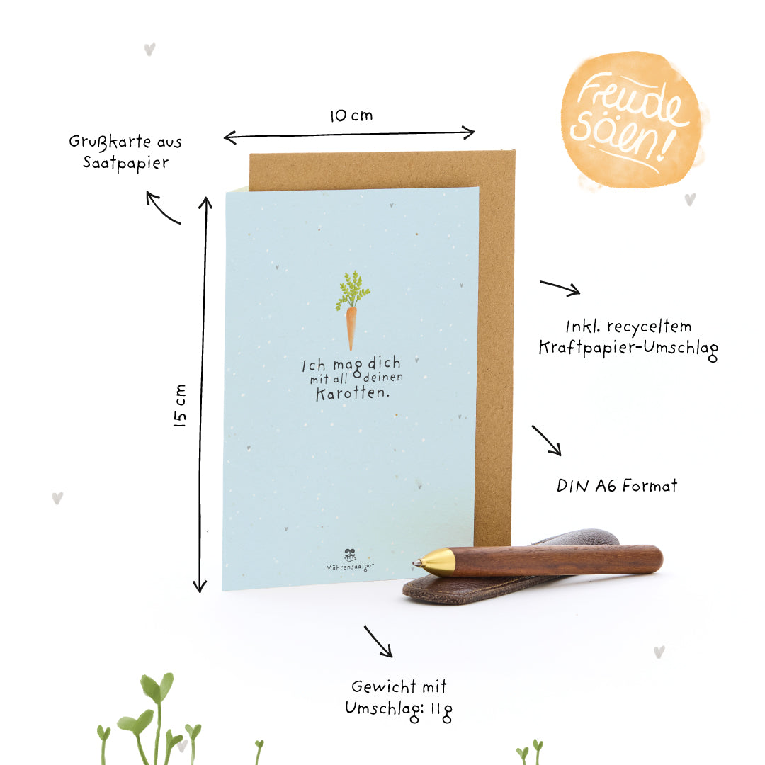 Wachsende Grußkarten & Saatpapier