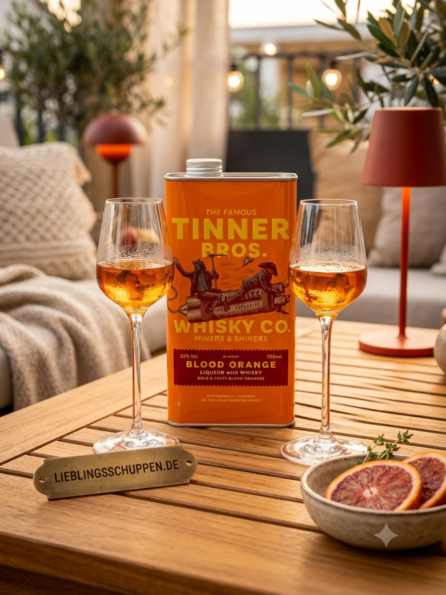 Tinner Bros. Whisky-Likör im Design-Kanister | Das perfekte Geschenk für Männer Lieblingsschuppen.de