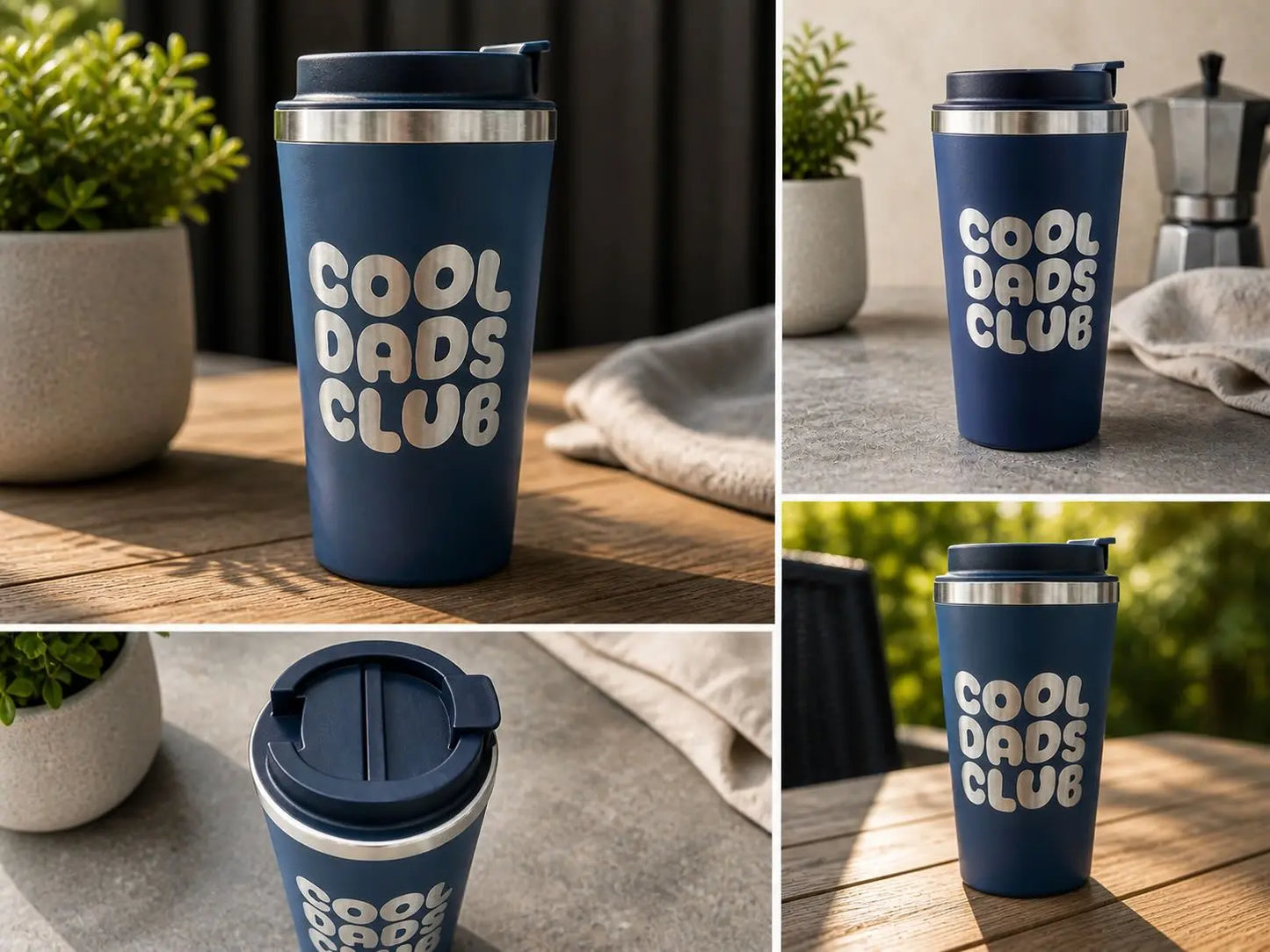 Cool Dads Club Thermobecher – Das perfekte Vatertag Geschenk für coole Väter Lieblingsschuppen.de