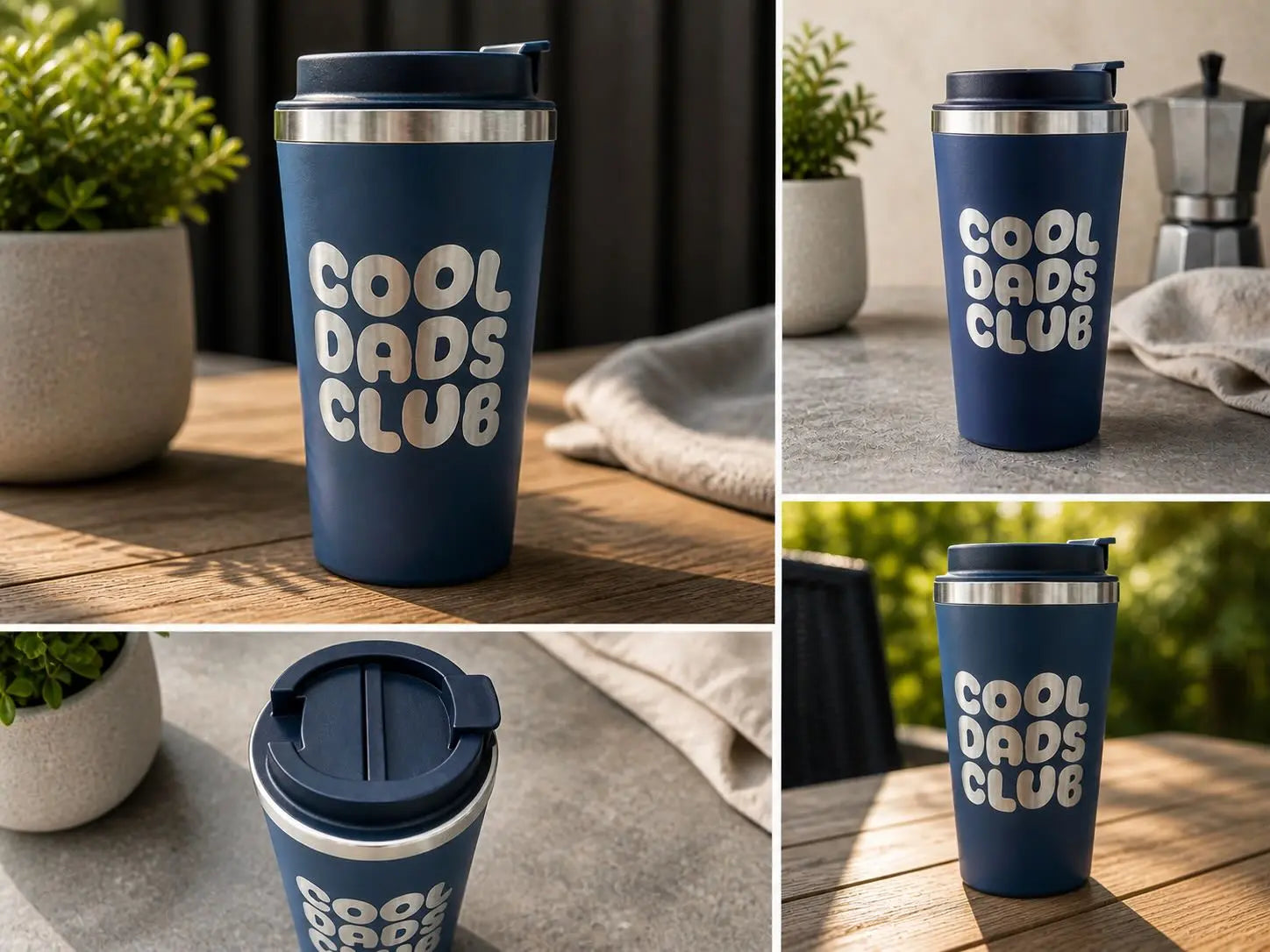 Cool Dads Club Thermobecher – Das perfekte Vatertag Geschenk für coole Väter Lieblingsschuppen.de