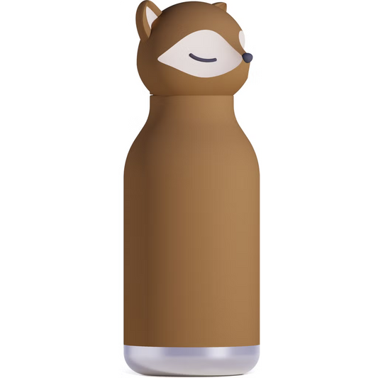 ASOBU Bestie Fuchs Trinkflasche 460ml - Kinder Edelstahl Isolierflasche