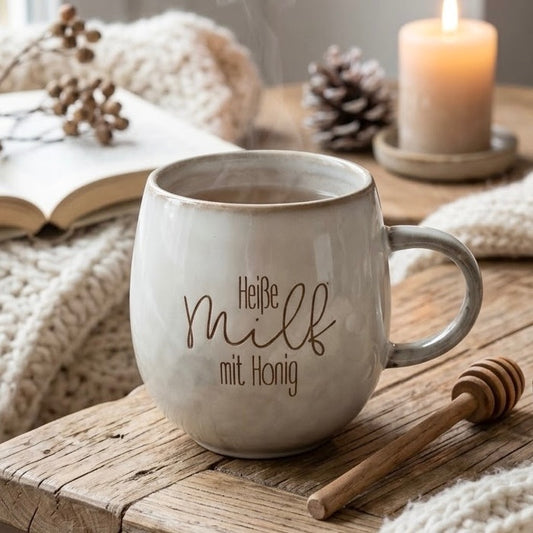 Heiße MILF mit Honig – Tasse & Kännchen Geschenkset