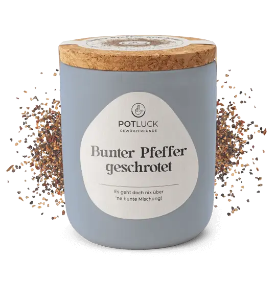Potluck Bunter Pfeffer geschrotet 75g Potluck