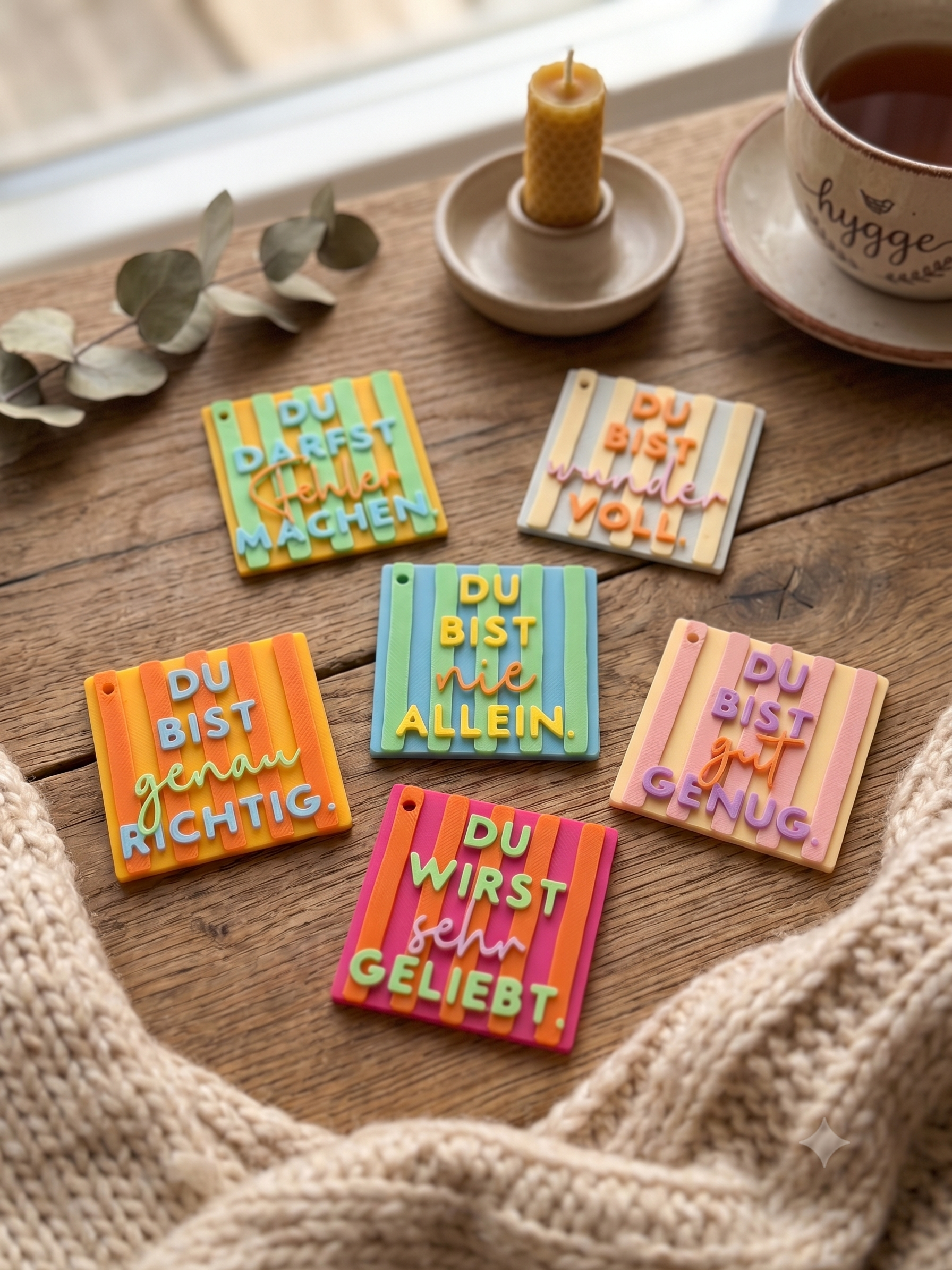 Herzensbotschaften 6er-Set – Geschenk zum Schulanfang & Kita Lieblingsschuppen.de