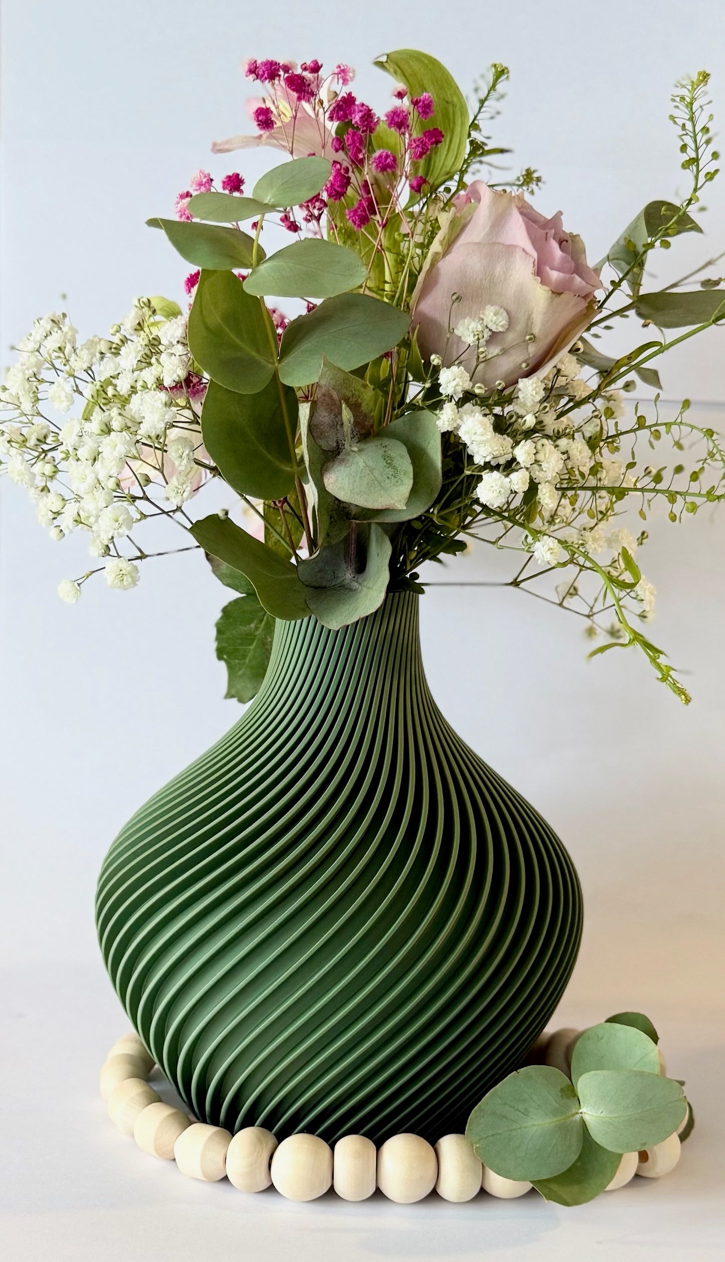 3D-Druck Vase – Skulpturales Designobjekt aus nachhaltigem PLA