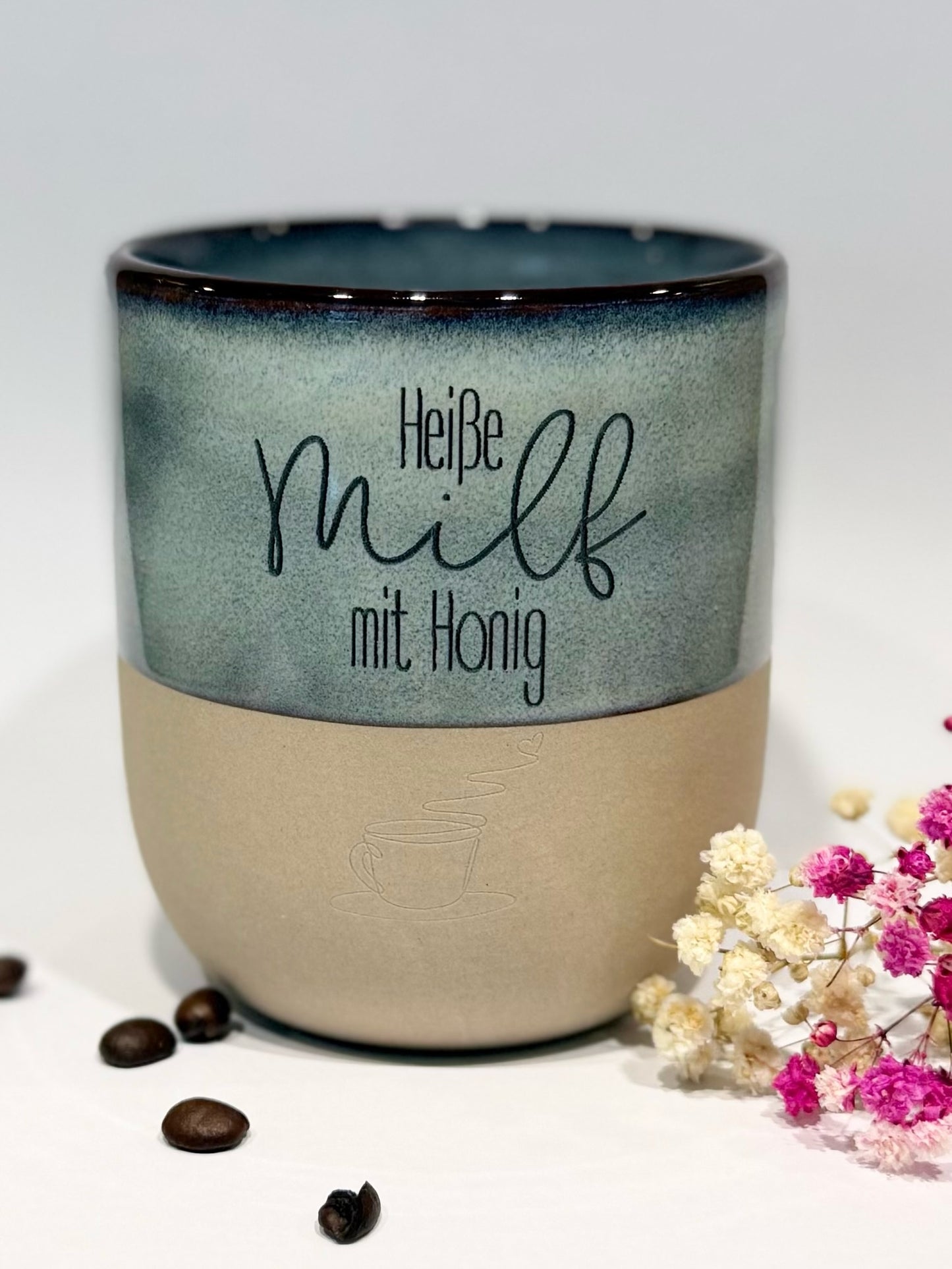 Heiße MILF mit Honig – Tasse & Kännchen im Set oder einzeln