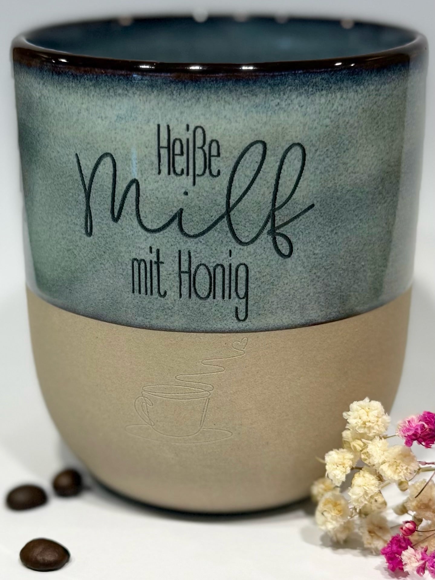 Heiße MILF mit Honig – Tasse & Kännchen im Set oder einzeln