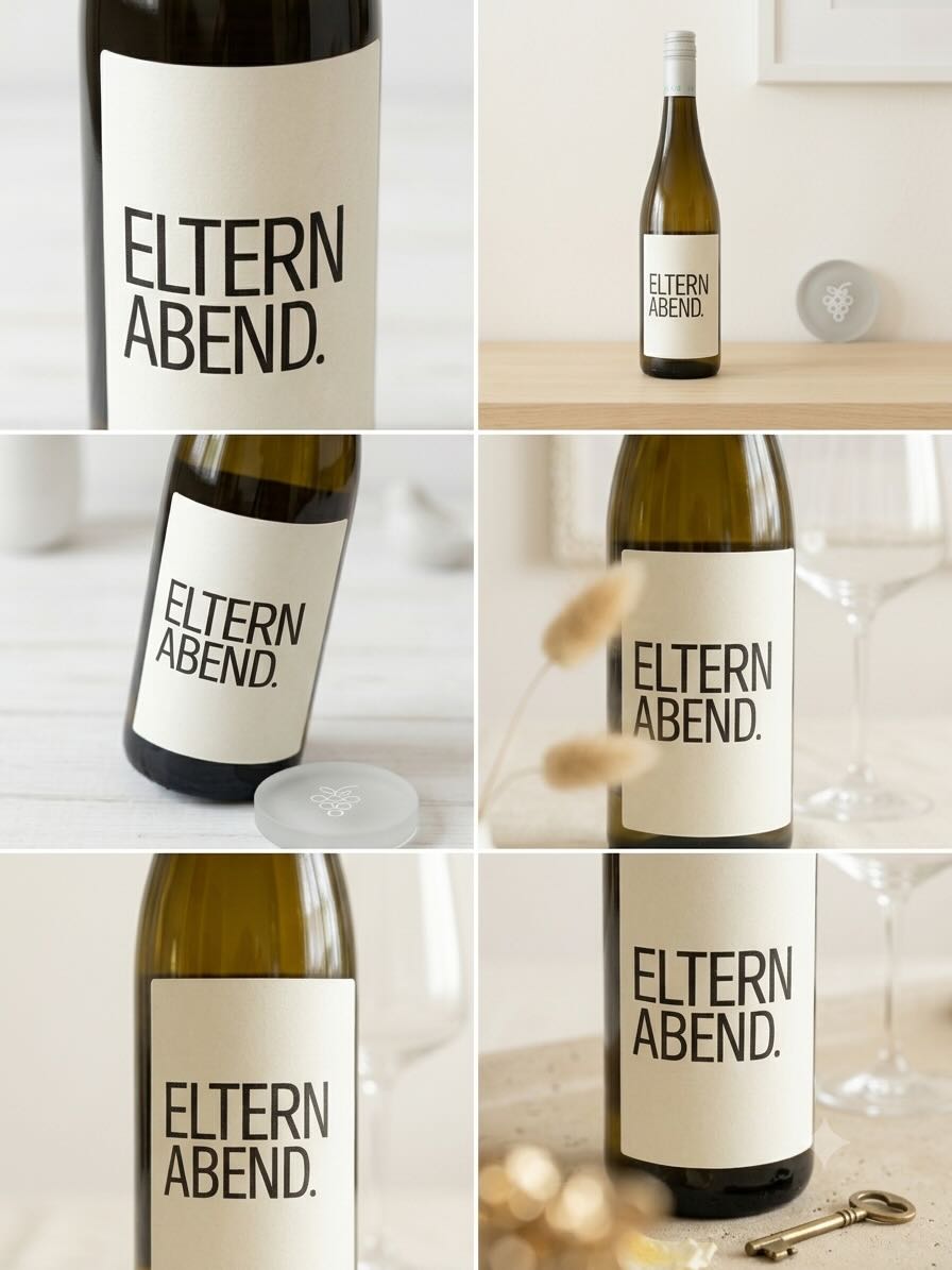 Weinetiketten-Set „Lieblingsmenschen & Weingenuss“ – Minimalistische Flaschenaufkleber Lieblingsschuppen.de