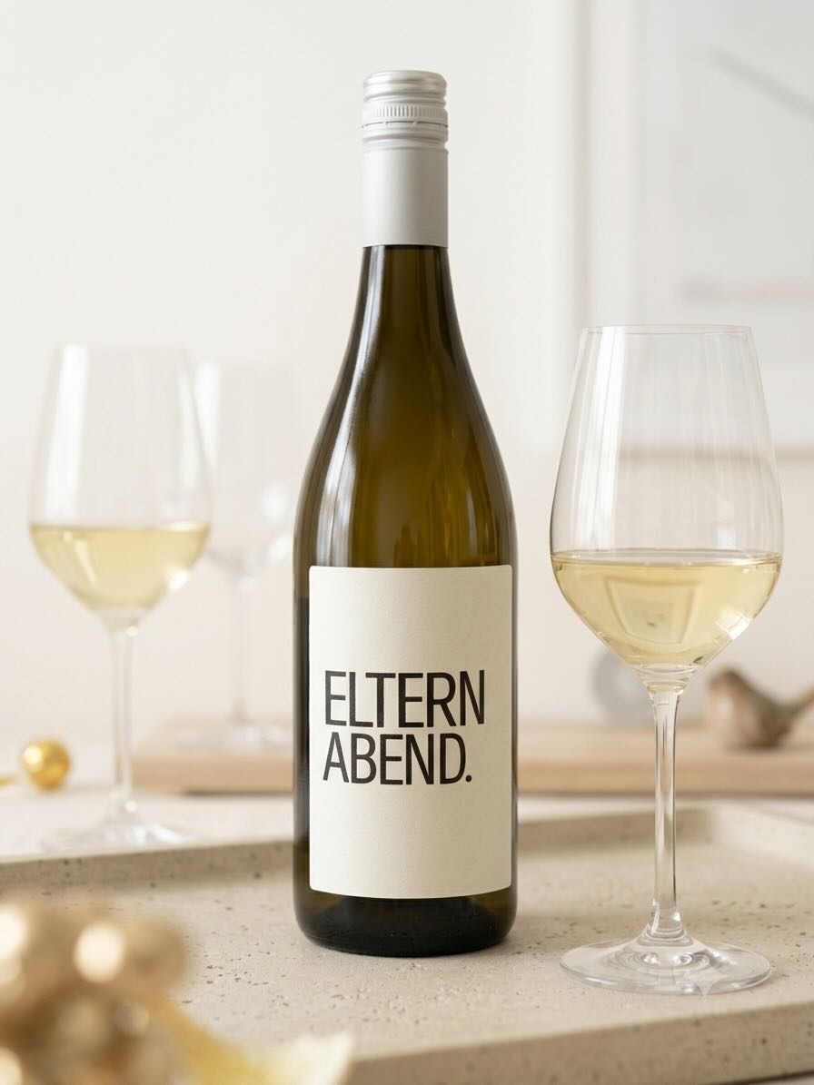 Weinetiketten-Set „Lieblingsmenschen & Weingenuss“ – Minimalistische Flaschenaufkleber Lieblingsschuppen.de