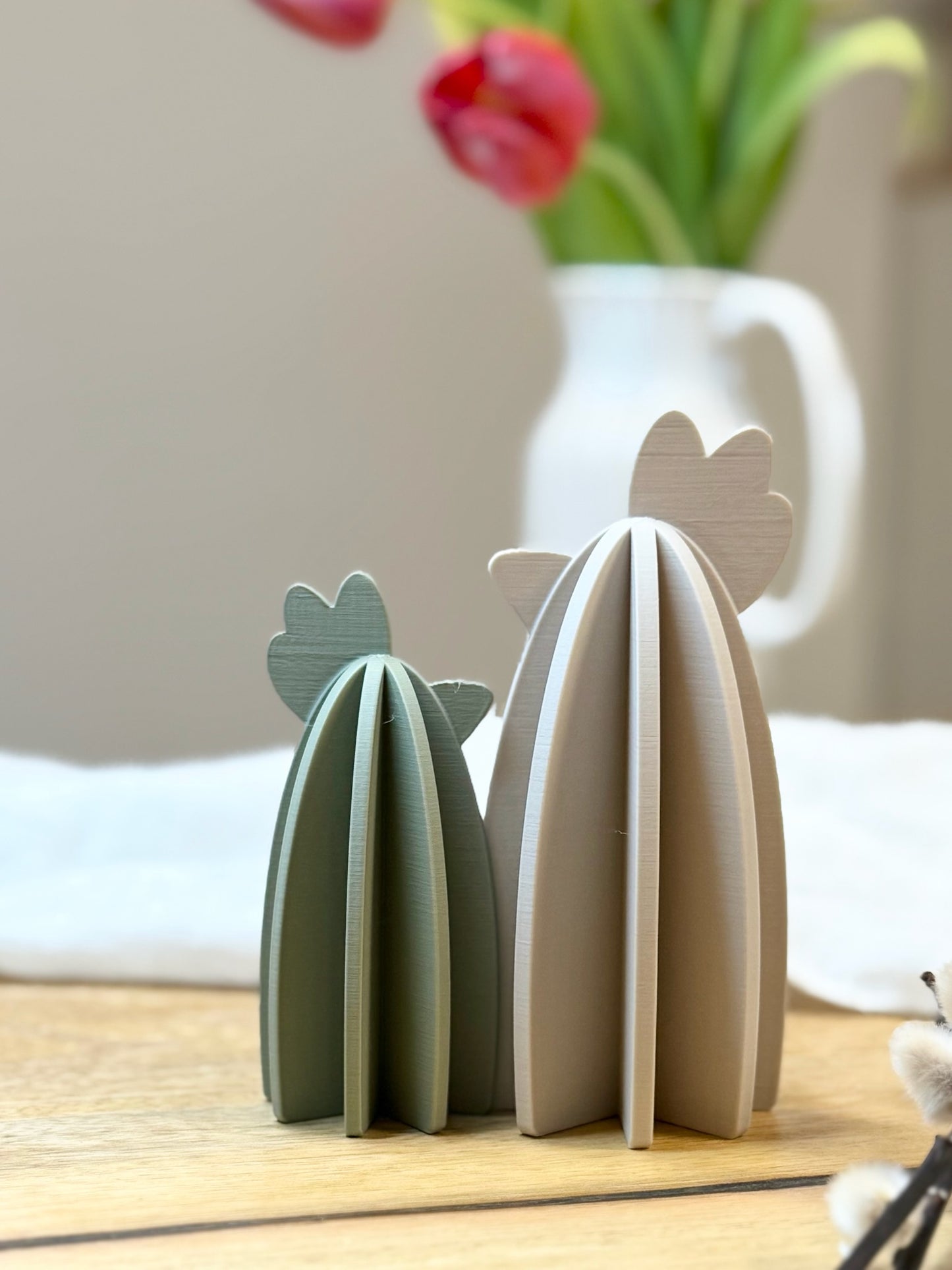 3D Druck Osterhuhn Set | Moderne Osterdeko | Hühnchen in Pastell & Bunt | Osterdekoration aus PLA