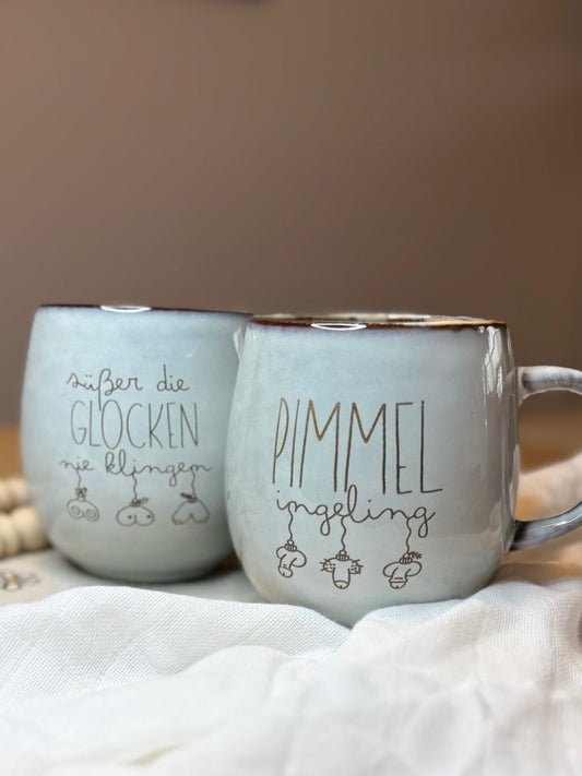 Weihnachts Tassen – “Pimmel-ingeling” & “Süßer die Glocken nie klingen”