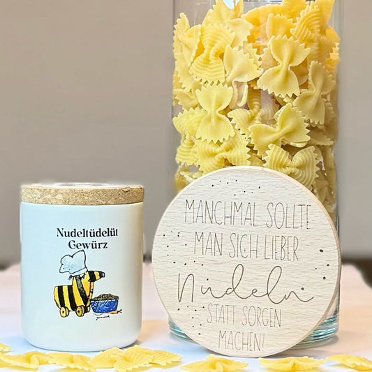 Nudeltüdelüt Set – Nudelglas & Pasta Gewürzmischung von Janosch