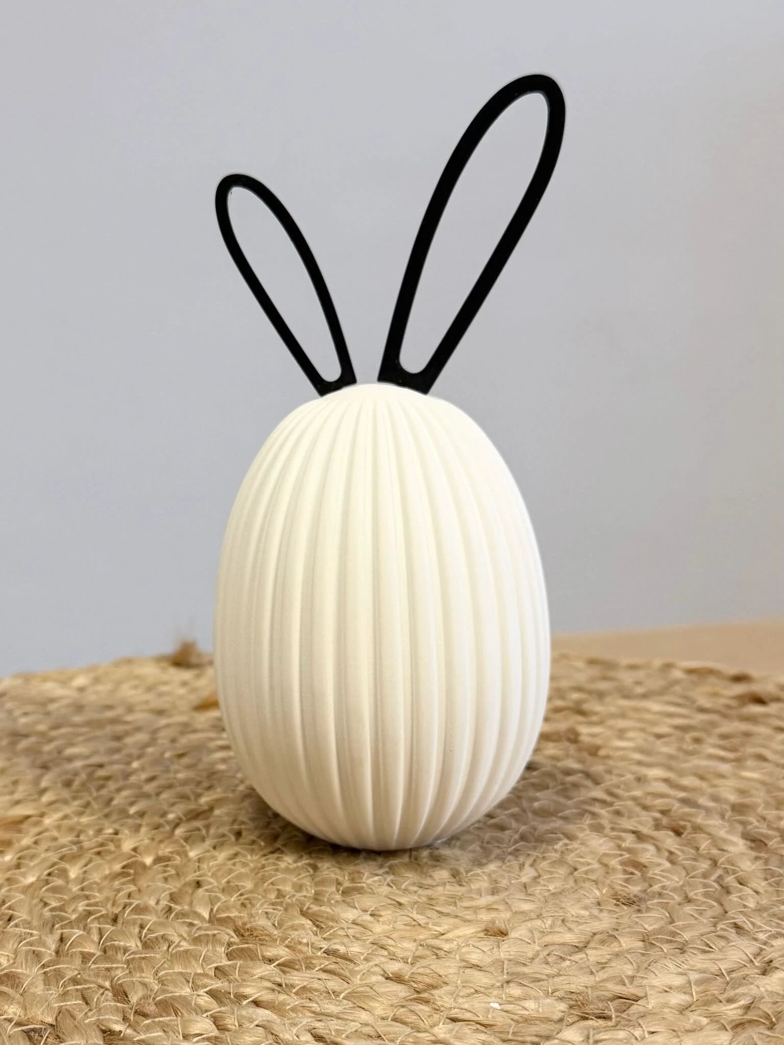 2er Set Osterei mit Hasenohren aus Keraflott by Lieblingsschuppen.de