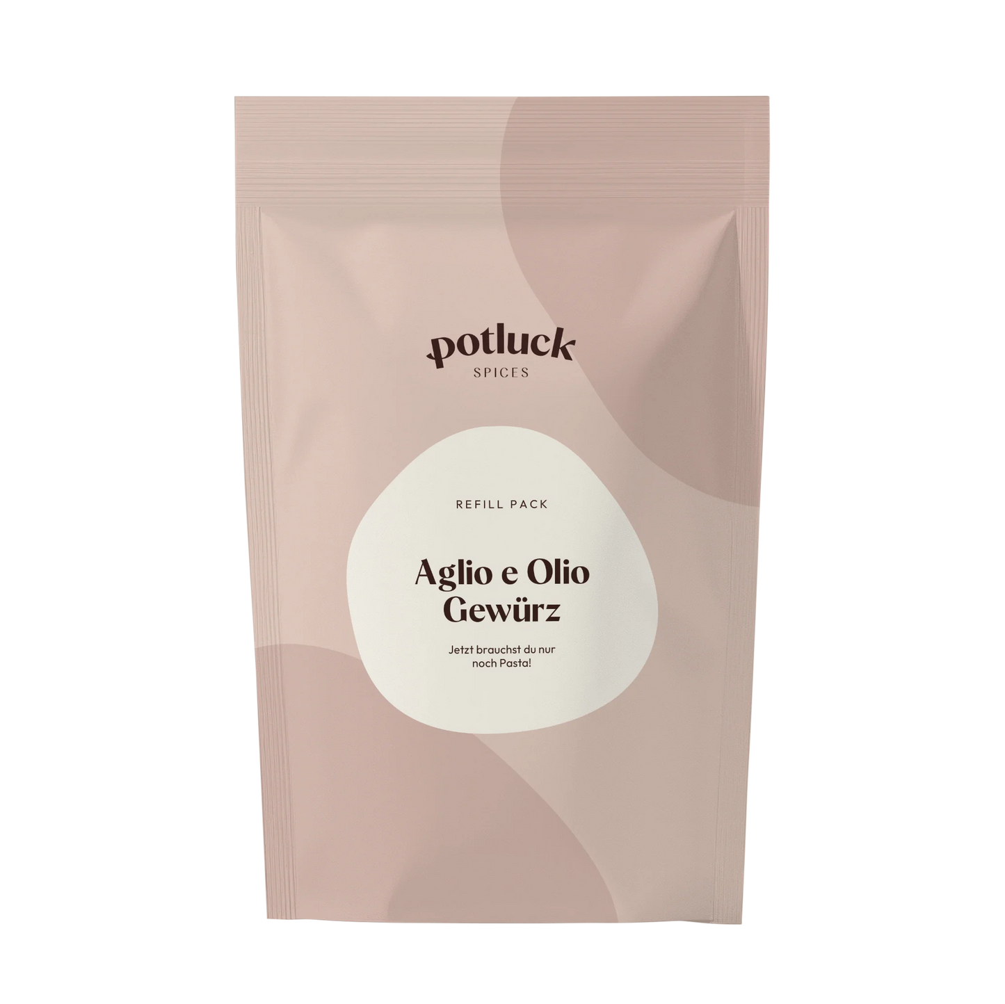 Potluck Nachfüllpack Aglio e Olio Gewürz – Geschenk für Männer Potluck