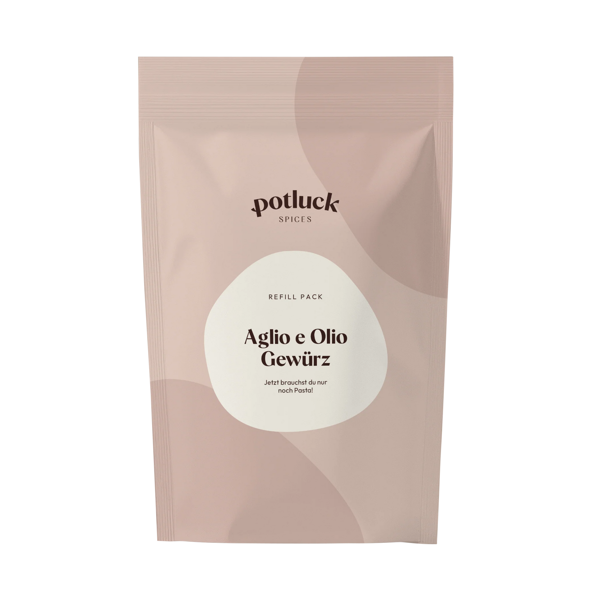 Potluck Nachfüllpack Aglio e Olio Gewürz – Geschenk für Männer Potluck