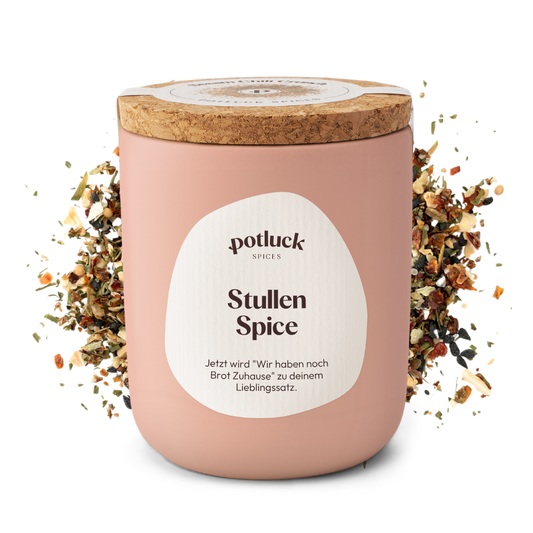 Stullen Spice Brotgewürz von Potluck – Keramiktopf Lieblingsschuppen
