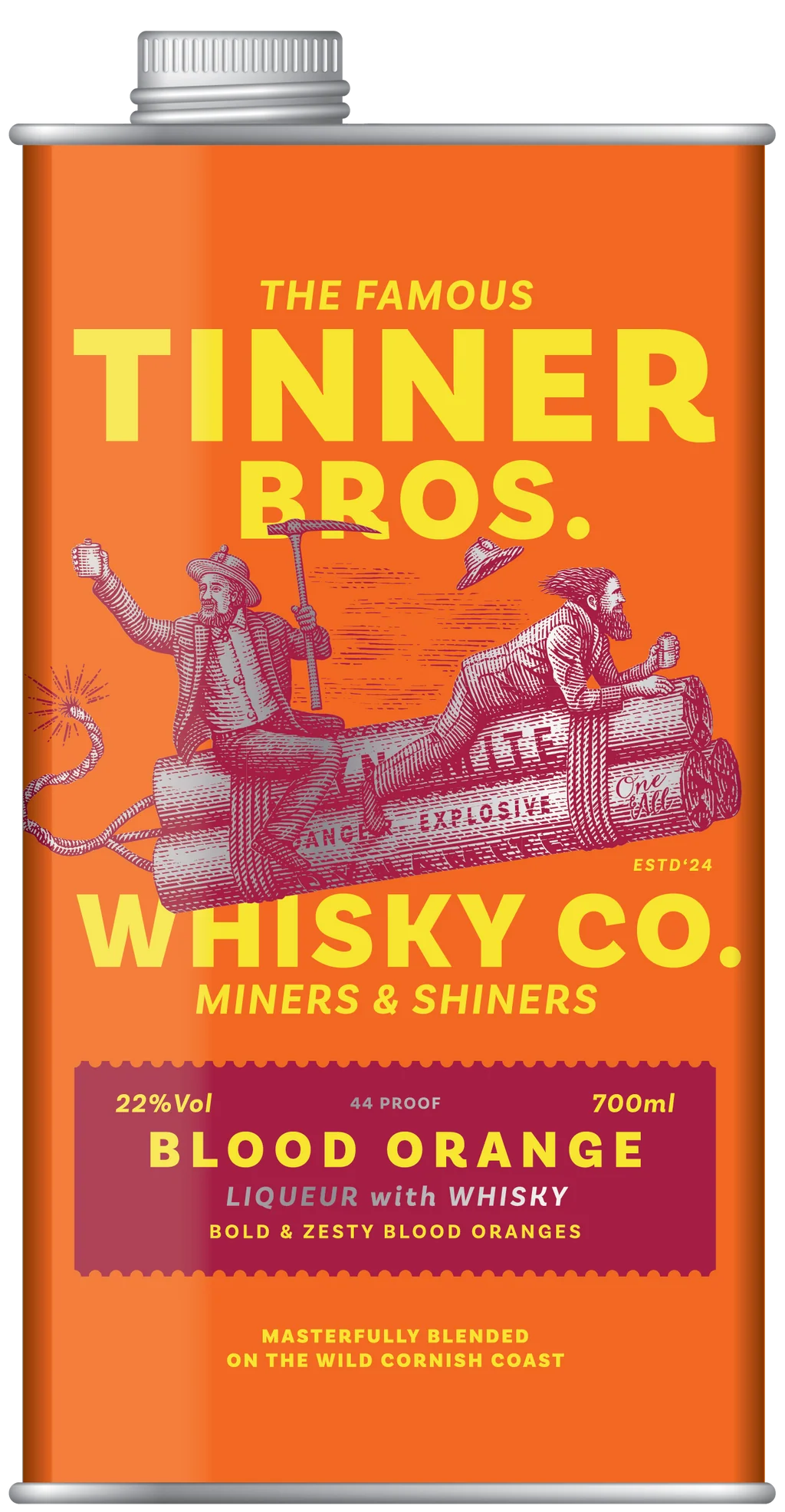 Tinner Bros. Whisky-Likör im Design-Kanister | Das perfekte Geschenk für Männer Lieblingsschuppen.de