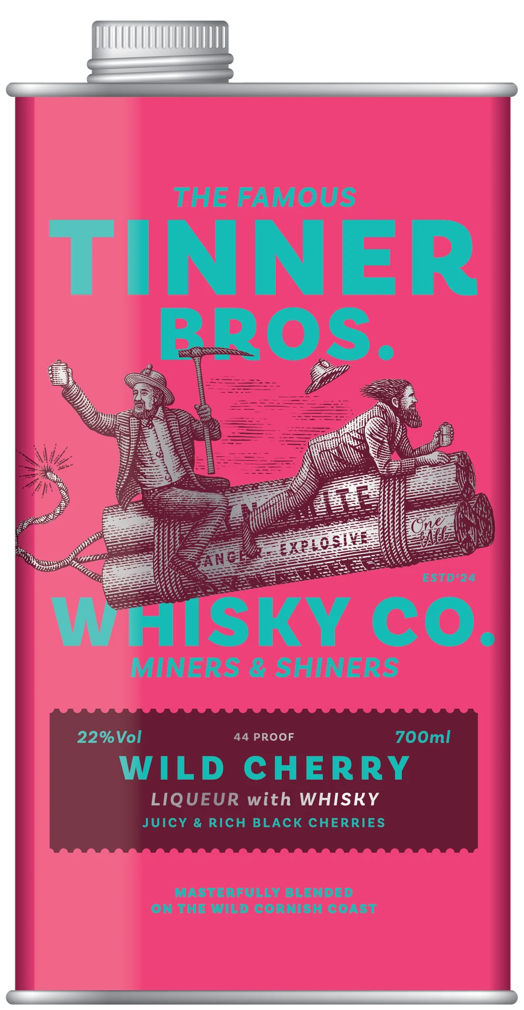 Tinner Bros. Whisky-Likör im Design-Kanister | Das perfekte Geschenk für Männer Lieblingsschuppen.de