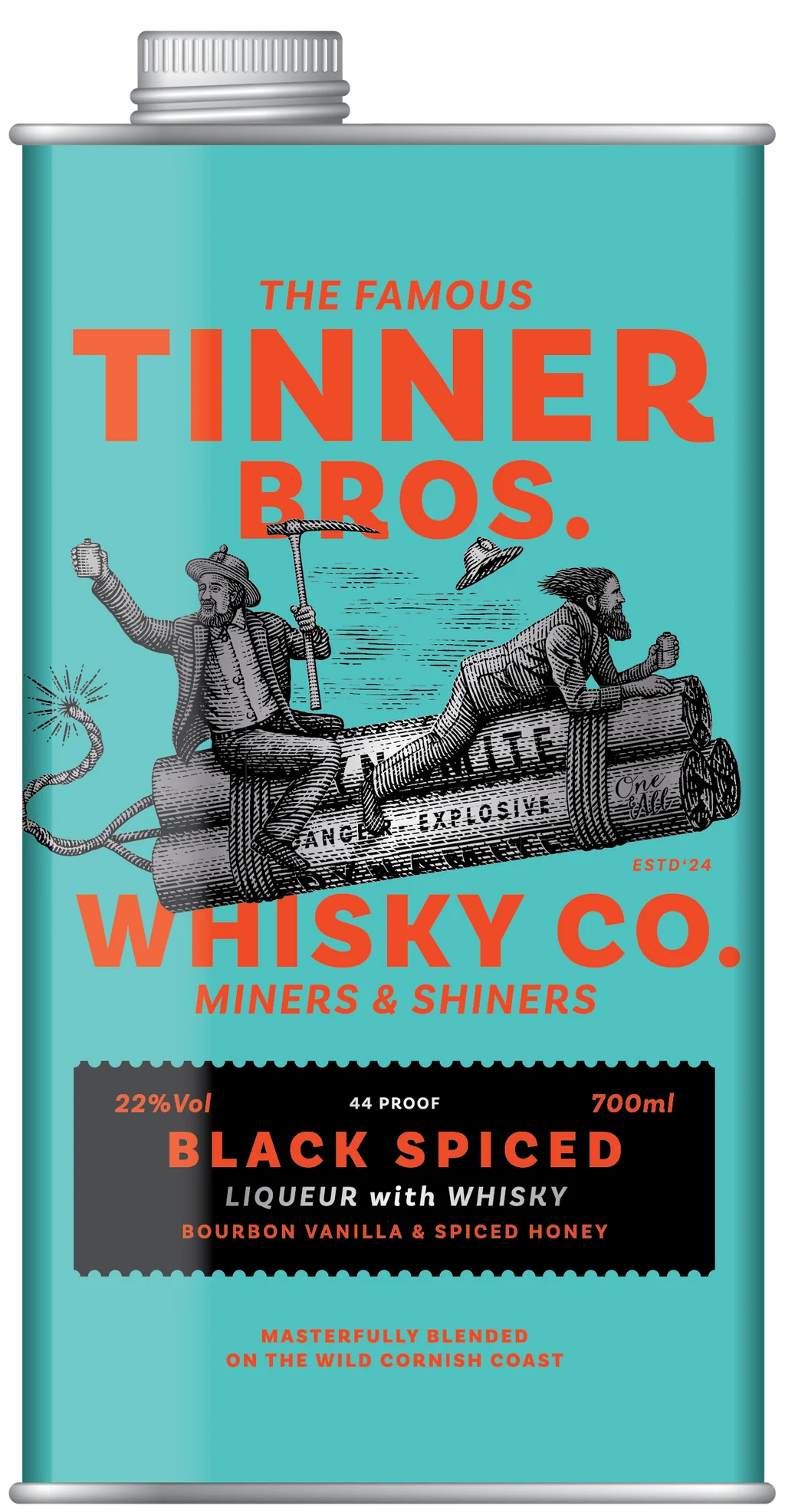 Tinner Bros. Whisky-Likör im Design-Kanister | Das perfekte Geschenk für Männer Lieblingsschuppen.de