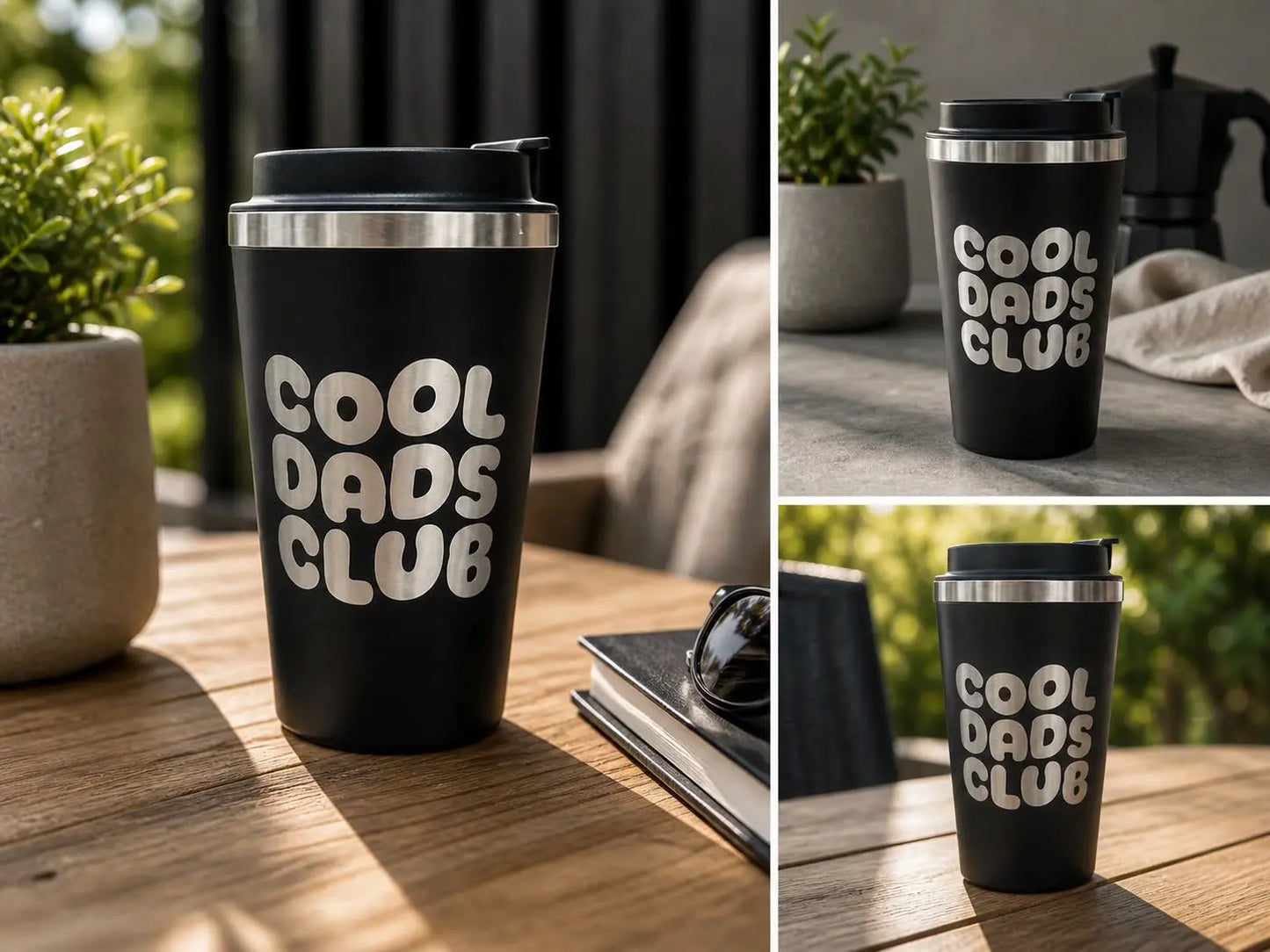 Cool Dads Club Thermobecher – Das perfekte Vatertag Geschenk für coole Väter Lieblingsschuppen.de