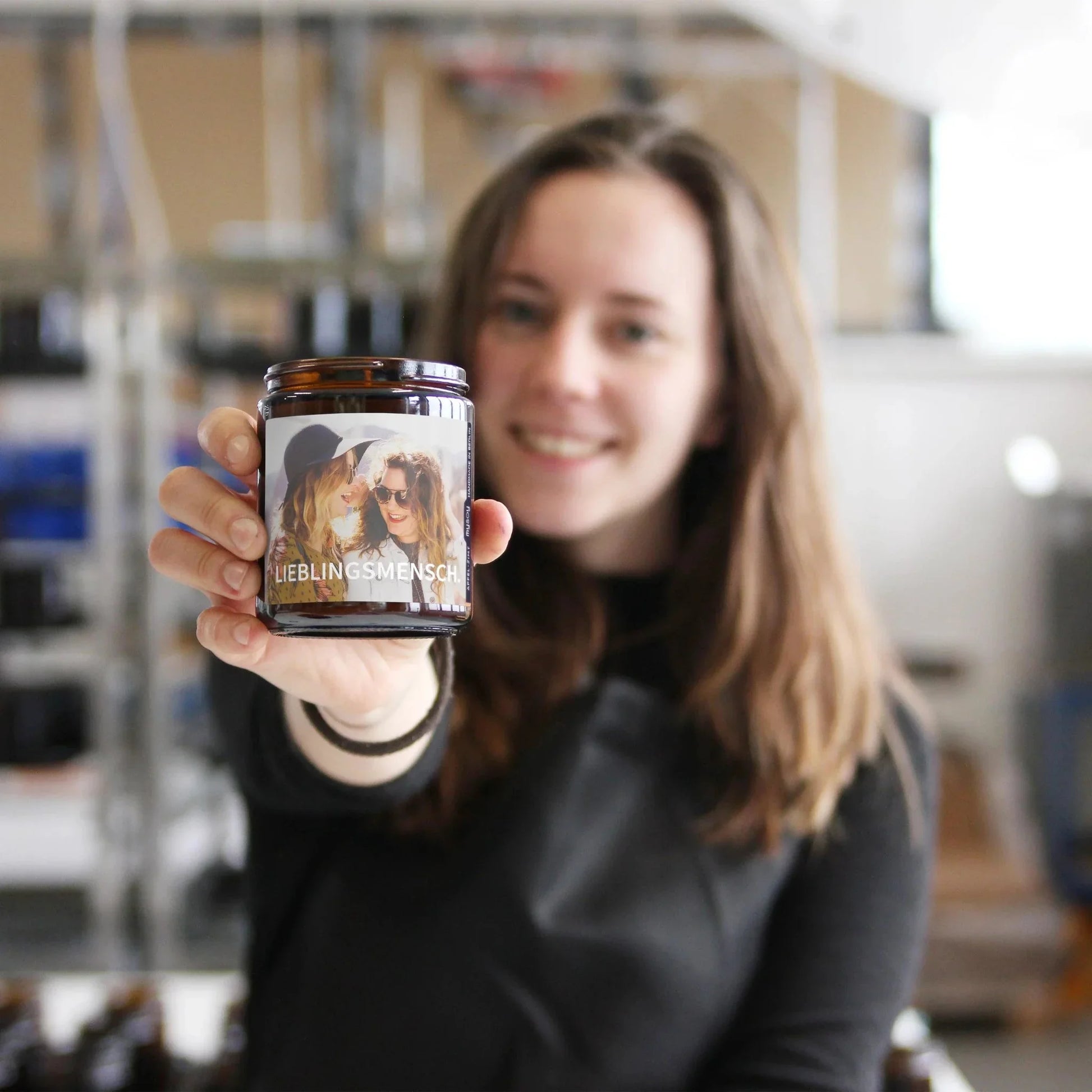 Personalisierte Duftkerze | Kerze mit eigenem Foto, Spruch oder Logo by mysoy