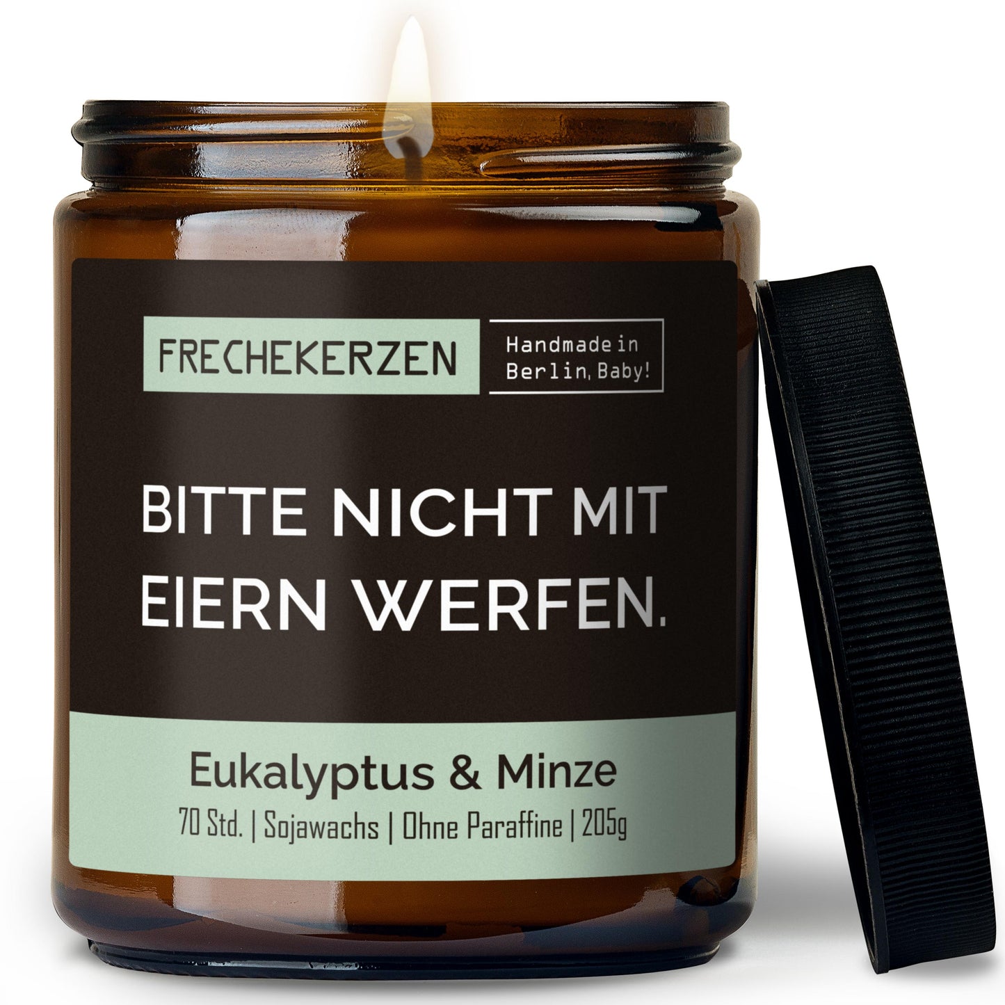 Freche Kerze | bitte nicht mit eiern werfen.