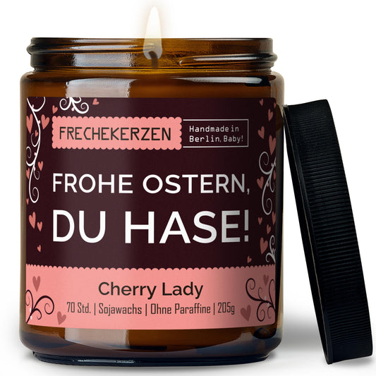 Deko Kerze | frohe ostern, du hase!