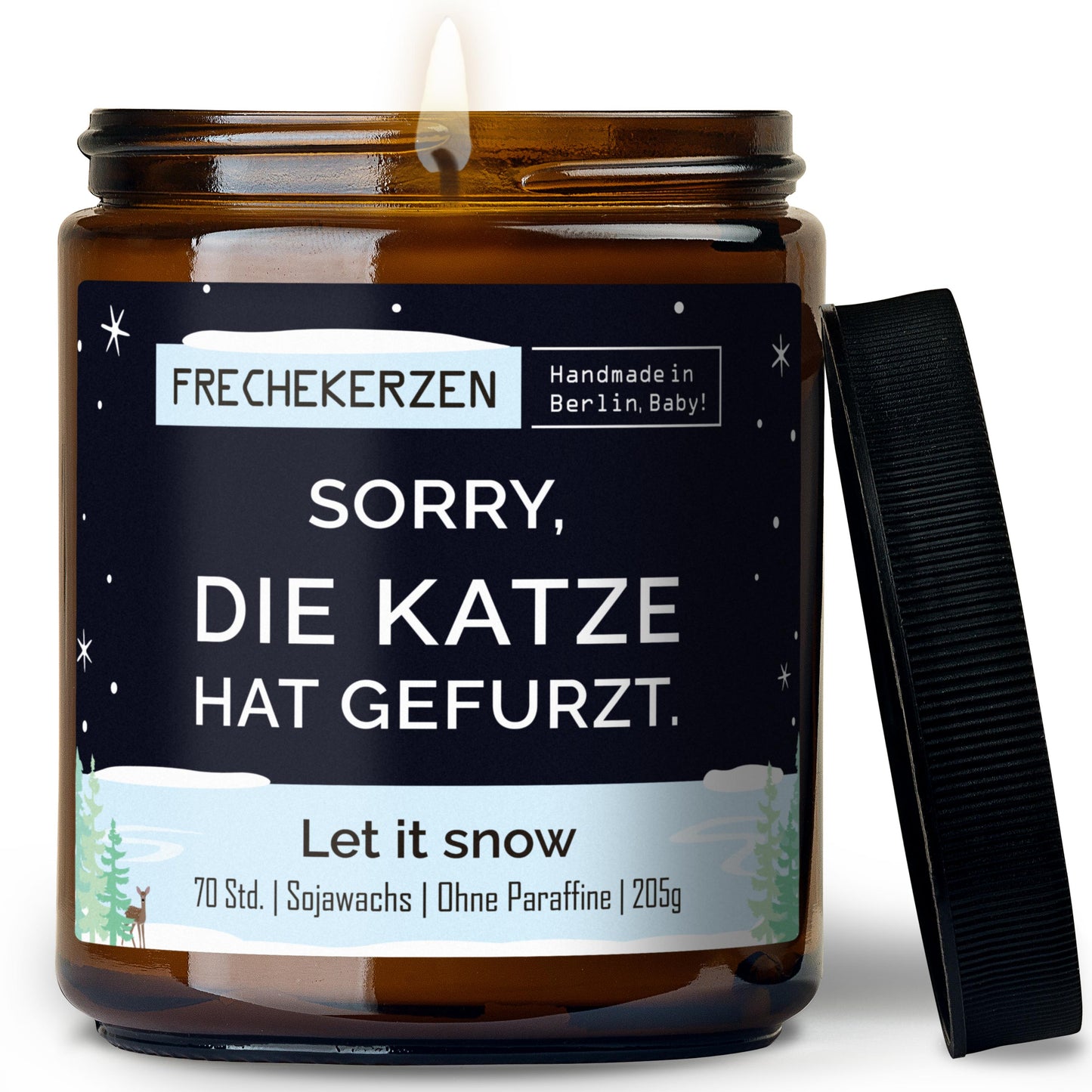 Freche Kerze | sorry, die katze hat gefurzt.