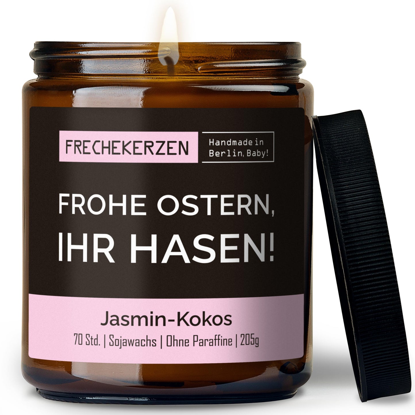 Geschenkkerze | frohe ostern, ihr hasen!