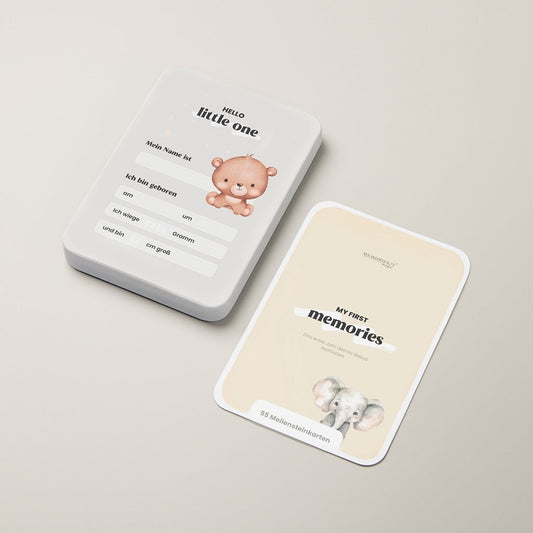 Meilensteinkarten für Babys