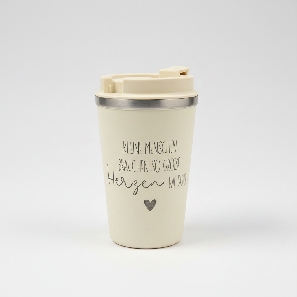 Thermobecher – Kleine Menschen